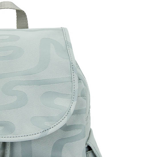 Kipling City Pack Small Classic Printed Rygsække Turkis | DK 1504WN